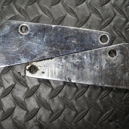 Harley Chrome Foot Forward Mid Control Mounting Plates Brackets