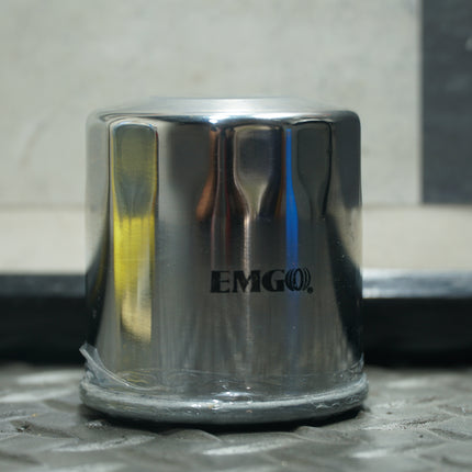 Emgo Chrome Oil Filter 10-82220 Fits Kawasaki Vulcan 800 900 Honda Yamaha