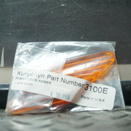 Kuryakyn 3100E Amber Right Lens Honda Goldwing Diamond Side Marker Vintage New