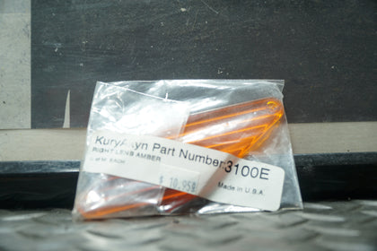 Kuryakyn 3100E Amber Right Lens Honda Goldwing Diamond Side Marker Vintage New photo 2