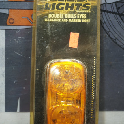 4” Amber Double Bullseye LED Clearance Side Marker Light Trailer DOT