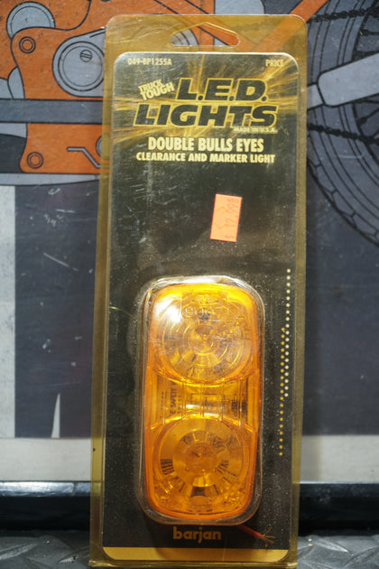 4” Amber Double Bullseye LED Clearance Side Marker Light Trailer DOT photo 1