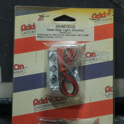 Add-On 20-6812CG Green LED Step Light for Honda Goldwing & Touring Motorcycles