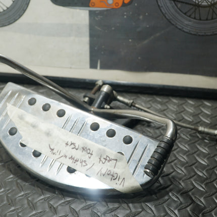 Victory V92 Cruiser Shifter & Left Floorboard ASM + Footrest Peg & Master Cylinder