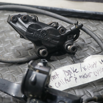 2001 Victory V92C Brembo Front Caliper & Vegas Jackpot Kingpin Master Cylinder