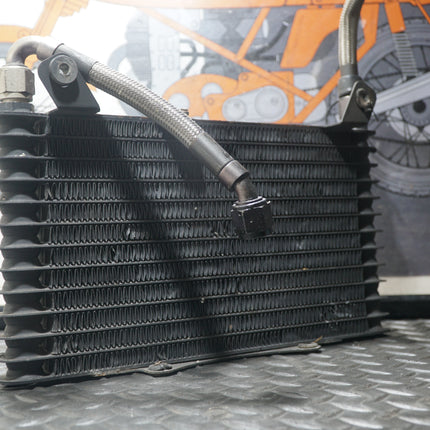 1999 Victory V92C Oil Cooler Radiator with Lines OEM Used