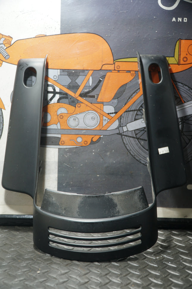 Harley OEM 09-13 FLHX Touring Rear Fender Filler Panel Black Denim 59739-09