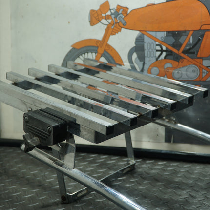 Honda Goldwing GL1000 Rear Chrome Luggage Rack OEM – Needs Polishing