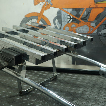 Honda Goldwing GL1000 Rear Chrome Luggage Rack OEM – Needs Polishing