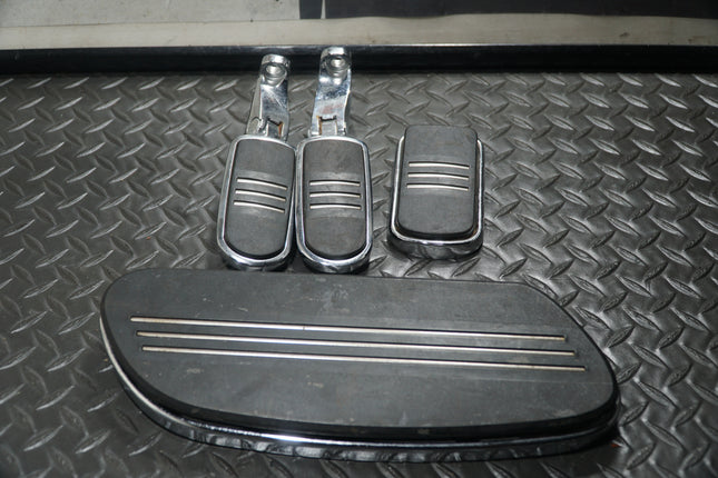 Harley Touring Streamliner Passenger Floorboards + Pegs OEM FLH 93-24