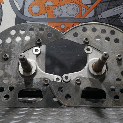 03–08 Suzuki Quadsport Z400 LTZ400 Front Steering Knuckles Spindles Pair