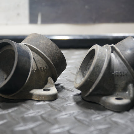 Pair OEM Harley Shovelhead Ironhead Intake Manifolds 1978–1984 FX FLH XL