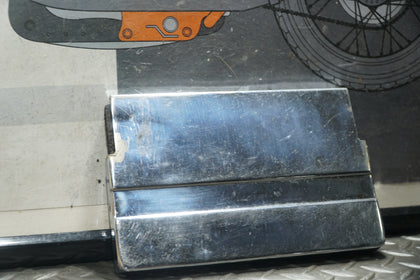 Harley-Davidson HD2 Chrome Battery Box Lid Knucklehead Panhead OEM Used photo 2