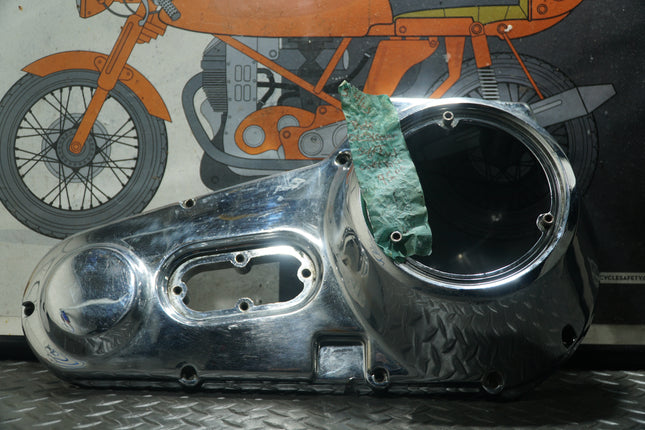 Harley shovelhead H.K. Outer primary clutch cover chrome 2C