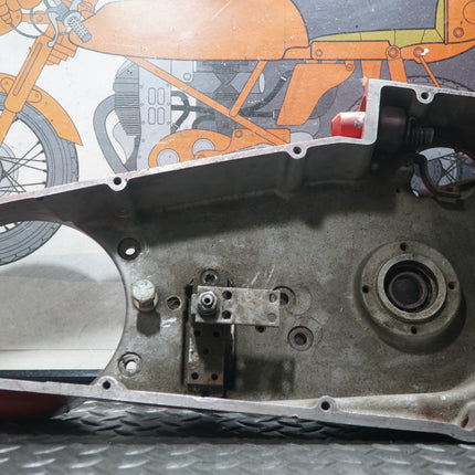 1971–72 Harley FX Super Glide Inner Primary Red Mechanic Special (JB Weld)