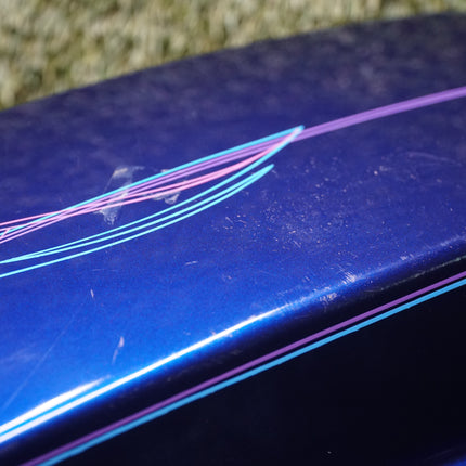 2006 Harley-Davidson Road King FLHR Blue Right Saddlebag OEM Scratched Used