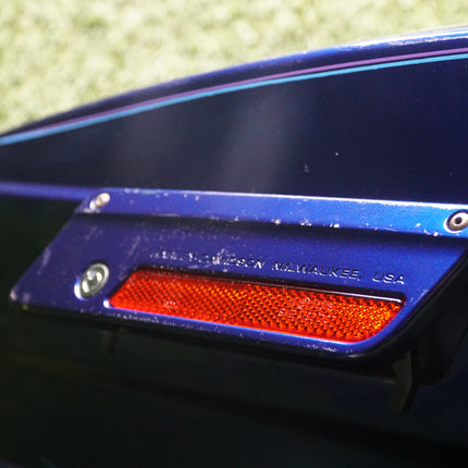 2006 Harley-Davidson Road King FLHR Blue Right Saddlebag OEM Scratched Used