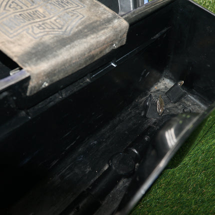 2006 Harley-Davidson Road King FLHR Blue Right Saddlebag OEM Scratched Used