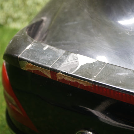 26L Motorcycle Trunk Tail Box w/ Taillight Black Fits Harley Honda Yamaha Suzuki