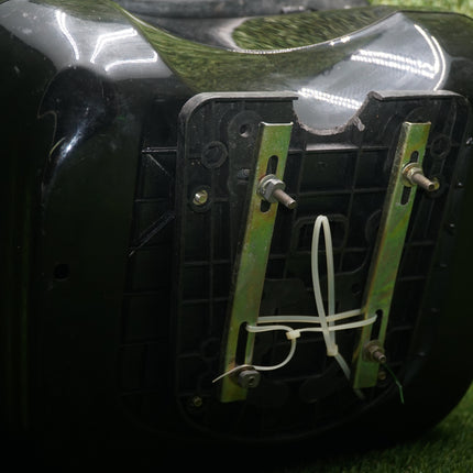 26L Motorcycle Trunk Tail Box w/ Taillight Black Fits Harley Honda Yamaha Suzuki