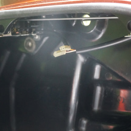 2001-2010 Honda Goldwing GL1800 Right Saddlebag Lid w/ Bar & Brackets OEM