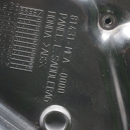 2001–2010 Honda Goldwing GL1800 Left Saddlebag Lid w/ Bar & Covers OEM Used