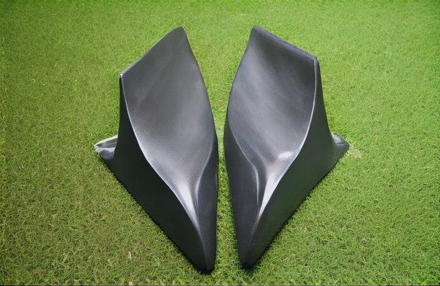 Harley FLH 7” Stretched Fiberglass Side Covers Bagger Style Aftermarket