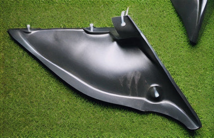 Harley FLH 7” Stretched Fiberglass Side Covers Bagger Style Aftermarket