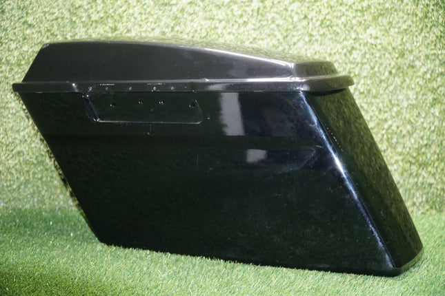 Harley Touring Hard Saddlebag Black Pearl Finish OEM Bag Scratched & Scuffed