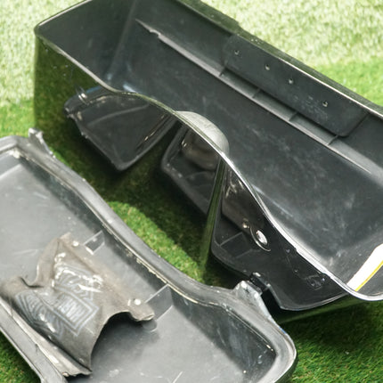 Harley Touring Hard Saddlebag Black Pearl Finish OEM Bag Scratched & Scuffed
