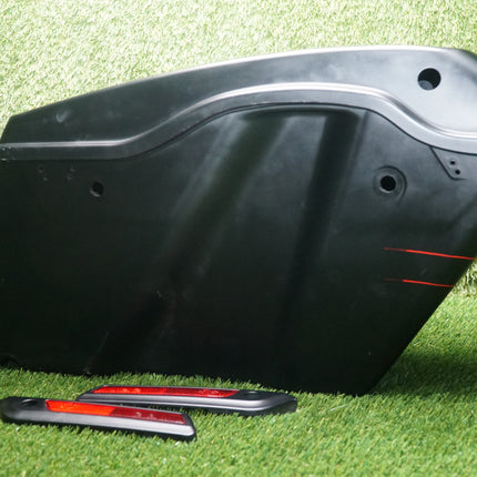 2011 Harley Road Glide FLTRX Left Hard Saddlebag OEM Black Scratched Scuffed