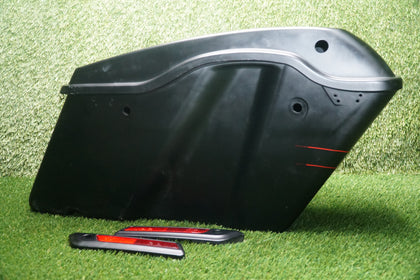 2011 Harley Road Glide FLTRX Left Hard Saddlebag OEM Black Scratched Scuffed photo 5