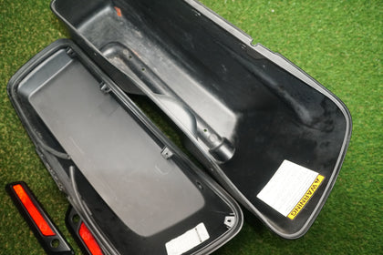 2011 Harley Road Glide FLTRX Left Hard Saddlebag OEM Black Scratched Scuffed photo 6