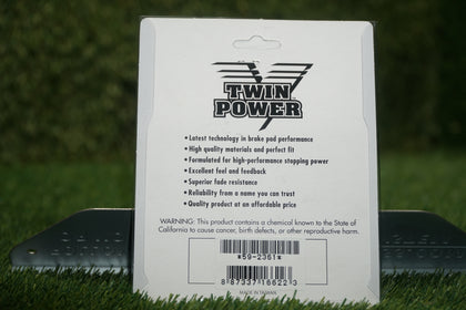 Twin Power Organic Brake Pads Front & Rear for Harley 2000–2007 Models photo 3