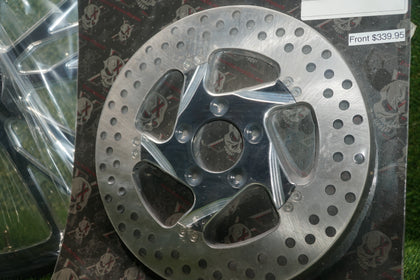 Harley Touring Softail Dyna Front Brake Rotor 11.5” Black Machined — Xtreme Performance 0133-1522XCRLS-BMP photo 2
