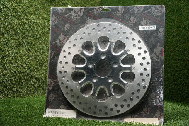 Xtreme Machine 11.8” Rear Brake Rotor 0133-1802XLAS-BM Harley 2006–2025
