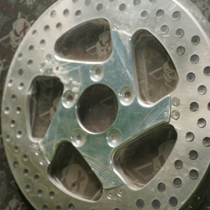 Xtreme Machine 11.5” Chrome Rear Brake Rotor 0133-1522XCRRS-CH Harley 84–2024