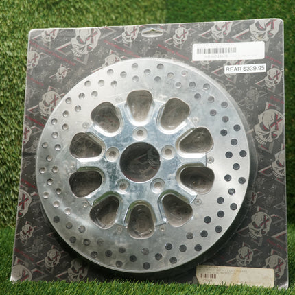 Xtreme Machine 11.8” Chrome Rear Brake Rotor 0133-1802XEXS-CH Harley Touring 08-18