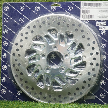 Performance Machine Supra Chrome 11.8” Rear Brake Rotor 0133-1802SUPRS-CH Harley
