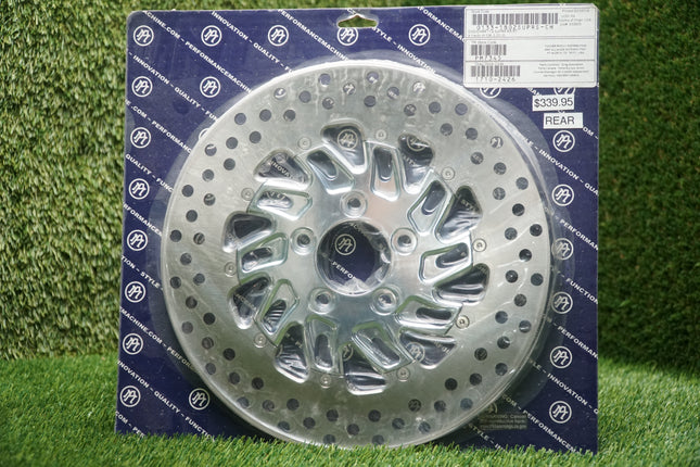 Performance Machine Supra Chrome 11.8” Rear Brake Rotor 0133-1802SUPRS-CH Harley