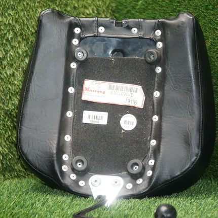 Mustang 12” Vintage Rear Seat 6XLPWV Harley Sportster XL 1982–2003 Made in USA
