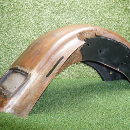 Custom Steel Stretched Rear Fender for Harley Softail 9” Wide 34”x46” Raw