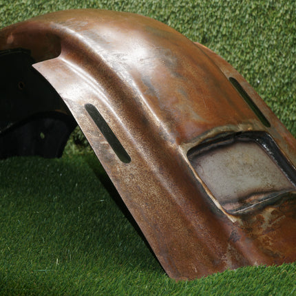 Custom Steel Stretched Rear Fender for Harley Softail 9” Wide 34”x46” Raw