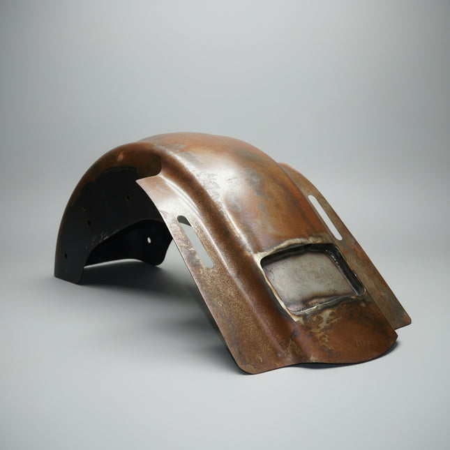 Custom Steel Stretched Rear Fender for Harley Softail 9” Wide 34”x46” Raw