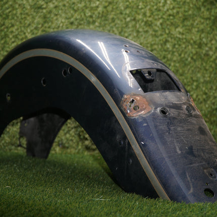 2006 Harley Softail Heritage Classic Rear Fender Navy Blue w/ Stripe OEM