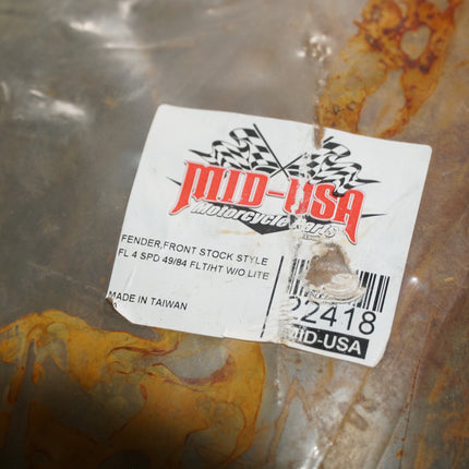 Mid-USA 22418 Front Fender 59000-58G for 1948-1984 Harley FL FLH – Surface Rust