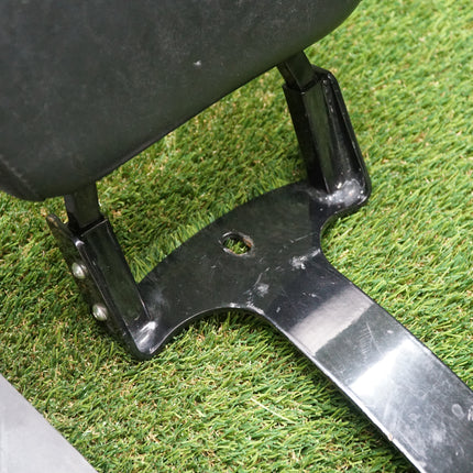 Black Sissy Bar w/ Backrest for Harley Softail Dyna Sportster FXR 130–150mm Tire