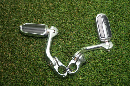 2010 Harley CVO Street Glide FLHXSE Highway Peg Footpeg Set Chrome Acne photo 2