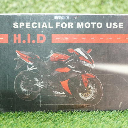 HID Conversion Kit 8000K H4 Headlamp Bulb Motorcycle P/N 305-037 Used