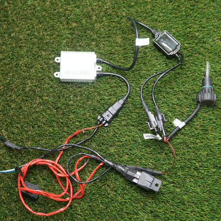 HID Conversion Kit 8000K H4 Headlamp Bulb Motorcycle P/N 305-037 Used